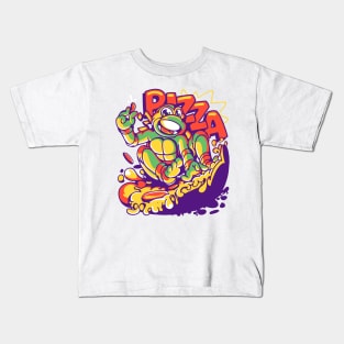 Pizza Turtle Time Kids T-Shirt